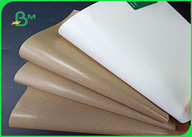 FDA Grade Waterproof Green Security Heatable 35 / 40 Gram MG Kraft Paper In Roll