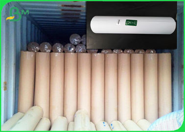 24 Inch 36 Inch Inkjet Plotter Paper Roll 80gsm For Garment Industry