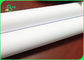 White Color Uncoated Plotter Paper 24'' / 36'' Wide Format Printer For Garments