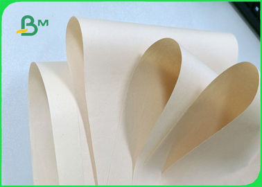 Width 240 - 500mm Good Stiffness Stable Thickness 50gsm FDA Kraft Paper In Roll