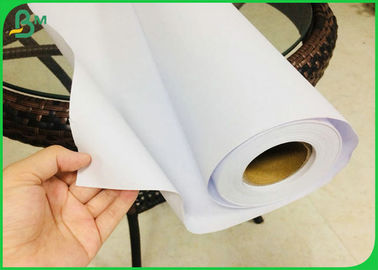 Large Format White 36 ×150 CAD Plotter Paper For Canon Plotter Printer