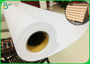 Large Format White 36 ×150 CAD Plotter Paper For Canon Plotter Printer