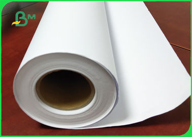 36Inch * 150M White Plotter Paper Good Stiffiness For Canon Plotter Printer