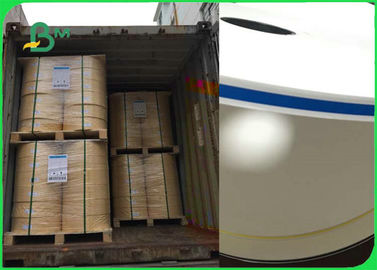 100 % Virgin Pulp Food Safe Straw Paper FDA SGS 60gsm 120gsm White Customized