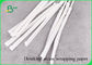 White Color Waterproof Drinking Straw Wrapping Paper Width 22mm 24mm 25mm