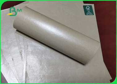 60g + 10g Unbleached Food PE Coated Paper / Waterproof Kraft Paper One Side Glossy