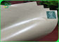 60g + 10g Unbleached Food PE Coated Paper / Waterproof Kraft Paper One Side Glossy