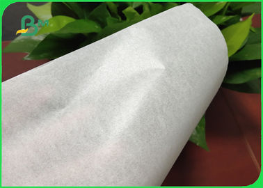 50 / 55 / 60GSM Bleached MG Coated Paper With FDA Certification Rolls Packing