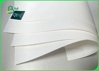 OBA Free 80gsm 120gsm Degradable FDA White Kraft Paper For Paper Bags