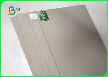 Grade AA / AAA Grey Chip Board Thickness Customized 1000mm Recycled Paper