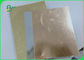 Gold Color Tasteless 0.3mm 0.55mm Washable Kraft Paper Width 150cm For Tote Bag
