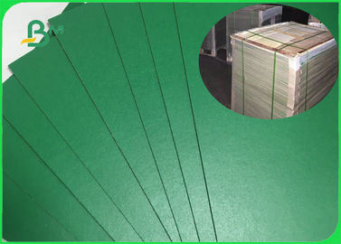 Green Colored Book Binding Board Good Stiffness For Folder Customized