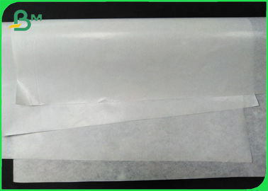 Machine Glazed MG White Kraft Paper Roll 35gsm 40gsm For Food Service