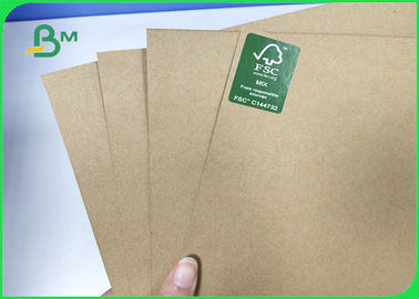 FSC &amp; EU 110 -220gsm Test Liner Board Sheet 70 * 100cm Recycled Pulp Sample Free