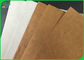0.3MM TO 0.8MM Washable Kraft Paper Fabric / Biodegradable Paper In Roll