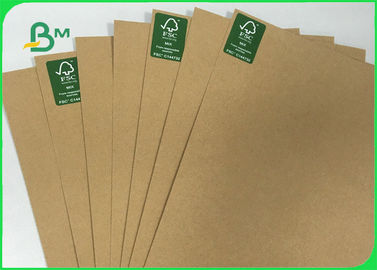 110gsm To 220gsm Recycled Brown Kraft Liner Paper Board Sheet FDA EU FSC