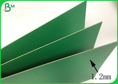 1.2MM Thick High Stiffiness Green Color Cardboard Sheets For Lever Arch File