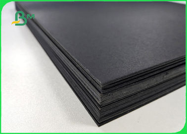 Hard Black Paperboard 100% Recycled Paper AAA Grade 1.5 / 2.0mm For Hand Bags