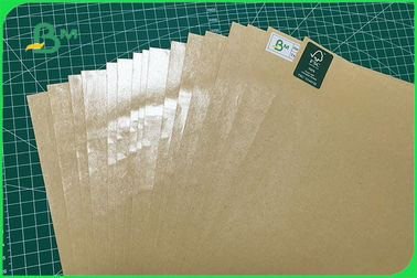 Waterproof Anti Oil Single PE Brown Kraft Paper 30 To 350gsm FDA FSC ISO SGS