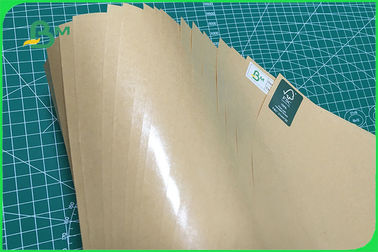 Waterproof Anti Oil Single PE Brown Kraft Paper 30 To 350gsm FDA FSC ISO SGS