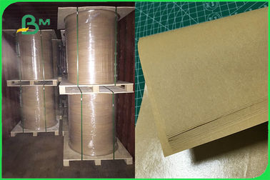 Waterproof Anti Oil Single PE Brown Kraft Paper 30 To 350gsm FDA FSC ISO SGS