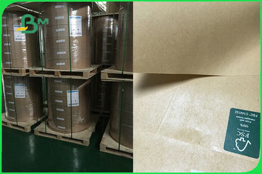 FDA FSC 100 % Food Safe PE Coated Brown Paper For Box Of Food 300gr 350gr