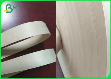 FDA 60gsm Unbleached Kraft Paper 15mm Roll For Paper Straws Making