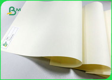 Width 700mm Good Strength No Powder Drop Cream Woodfree Paper For School Book