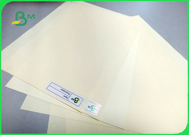 Width 700mm Good Strength No Powder Drop Cream Woodfree Paper For School Book