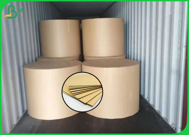 160GSM Good Quality  Brown Color Kraft Liner Board For Making Storage Box