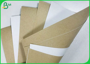 Coated single sided 300G 350G White Clay Coated Kraft Board / Duplex Board Sheets