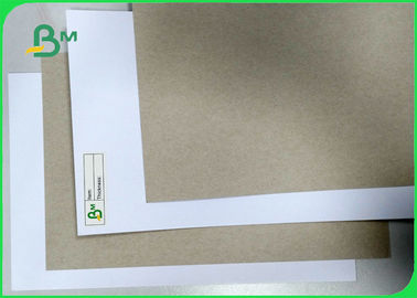 One Side Printed 100% Recycle Pulp Good Whiteness 300gsm Duplex Board For Packing