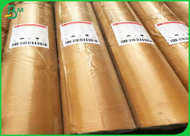 0.55 MM Fabric Material Untearable Washable Kraft Paper Roll For Making Tote Bag