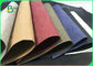 Eco - friendly Brown Black Washable Kraft Paper Roll For Shopping Bags