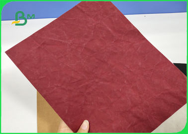 Red &amp; Grey Color Sewable Fabric Paper 0.88mm Degradable For DIY Flowerpolt