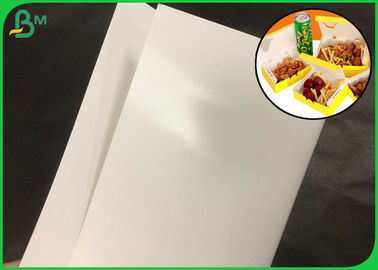 FDA Certification 300G White Color Lunch Box Paper For Paper Box