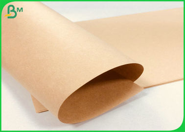 80g FDA Certified Brown Kraft Paper Roll For Making Paper Bags