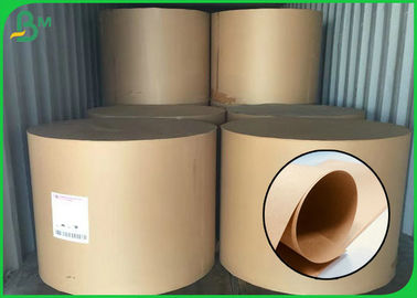 80g FDA Certified Brown Kraft Paper Roll For Making Paper Bags