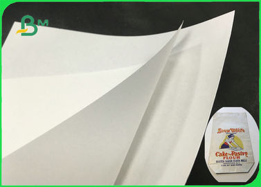 FDA 80gsm 90gsm White Durable Craft Paper For Flour Packaging Bag Customized