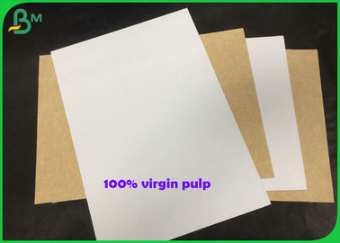 100% Virgin Pulp Coated Kraft Paper Roll For Making Fast Food Tray