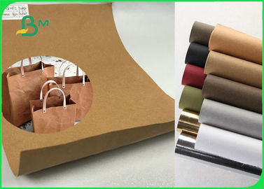 Multifunction Reused Fabric Washable Kraft Paper In Roll Making bags Flowerpot