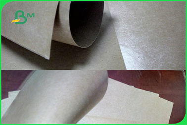 Food Packaging One Side Coated PE Brown Kraft Paper In Roll FSC FDA Certified