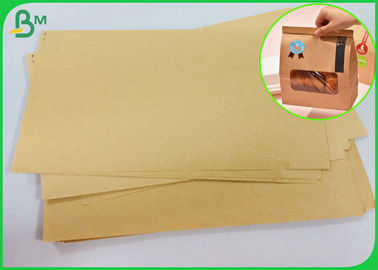 80gr 90gr Foodgrade And Safe Unbleached Kraft Paper Roll For Paper Bag