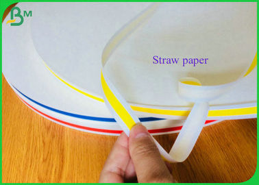 60GSM And 120GSM White Kraft Paper To Make Colorful Straw Tubes