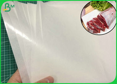 40GSM PE Coated White Kraft Paper Roll To Wrapping Meat Or Nut