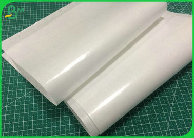 40GSM PE Coated White Kraft Paper Roll To Wrapping Meat Or Nut