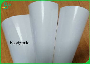 100gsm White Color Kraft Paper Roll PE Coated With Greaseproof