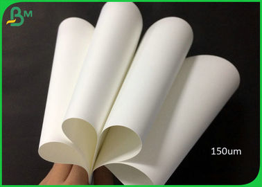 Waterproof White Matt Polypropylene Paper Sheet Of 150um Thickness