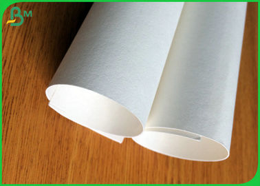 White Color Washable Fabric Paper Roll Of 0.3MM 0.55MM Thickness