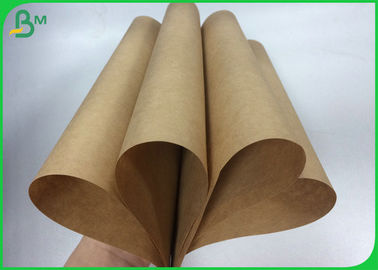 80g 90g Strong Bearing Capacity Brown Kraft Paper Roll For Satchel Bag